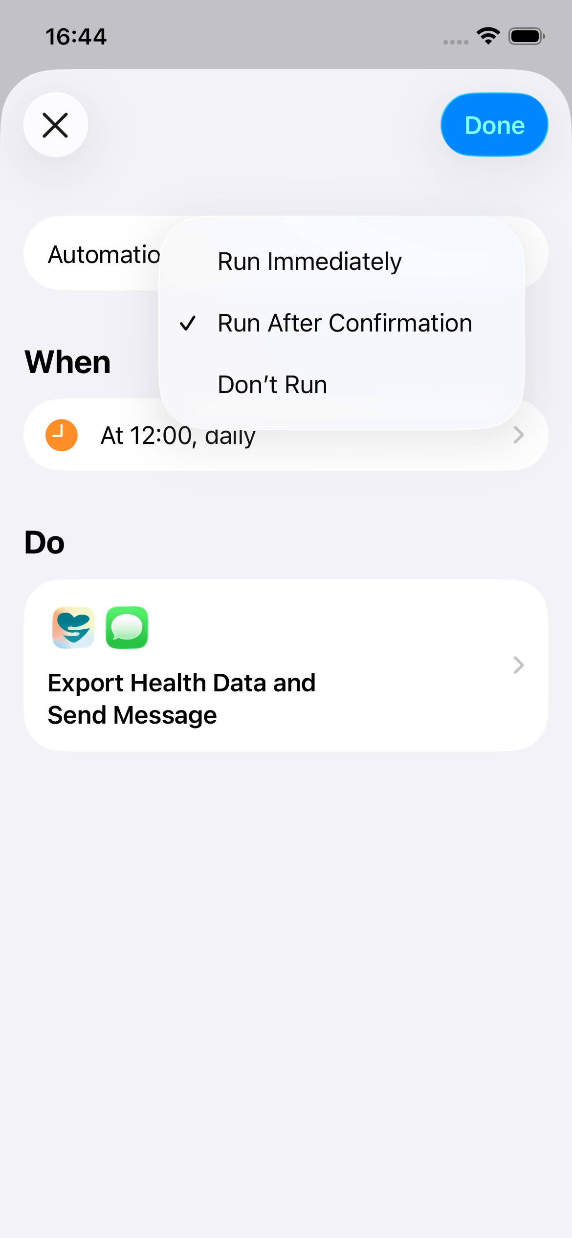 Step 9: Enable "Run After Confirmation"